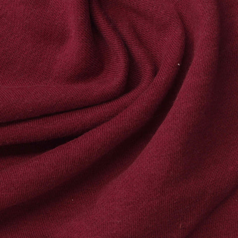 Yarn-Dyed French Terry Fabric, 360 gsm, 175 cm — Red