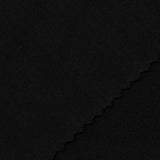 Polyester Stretch Linen-Look Fabric, 210 gsm, 158 cm — Black — photo 2
