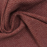 Brown Marl Rib Knit, Polyester — photo 2
