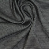 Heather Grey Stripe Jersey Knit, Polyester — photo 2