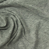 Heathered Grey Marl Rib Knit, Cotton — photo 2