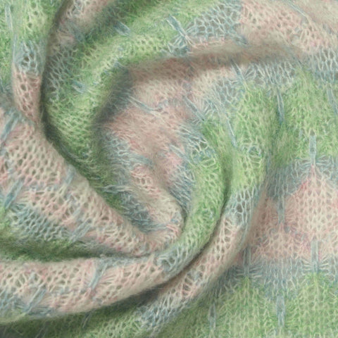 Pastel Pink Marl Chunky Knit, Polyester
