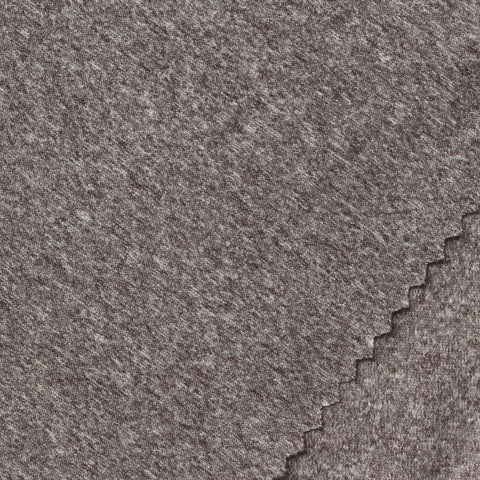 Grey Marl Milk Silk Knit, Polyester, 144 gsm
