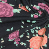 Pink Roses Jersey Knit, Cotton — photo 2