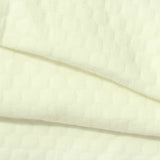 Cream Tone-on-Tone Square Jacquard, Poly-Cotton — photo 2