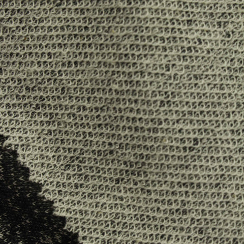 Black Marl French Terry, Poly-Cotton, 201 gsm