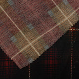 Dark Red Lines Jersey Knit, Polyester — photo 2