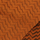 Orange Chevron Fleece, Polyester — photo 2