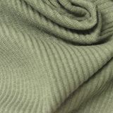 Rib Knit Fabric, 250 gsm, 110 cm — Green — photo 2