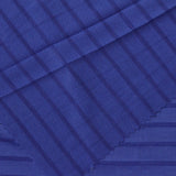 Blue Horizontal-Stripe Jacquard, Polyester — photo 2