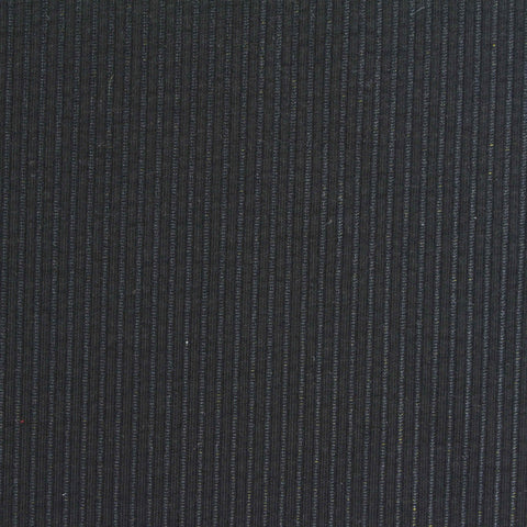 Dark Grey Vertical-Stripe Rib Knit, Viscose-Poly, 300 gsm