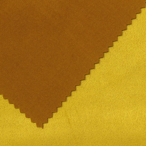 Polyester Stretch Faux Suede Fabric, 380 gsm, 145 cm — Yellow