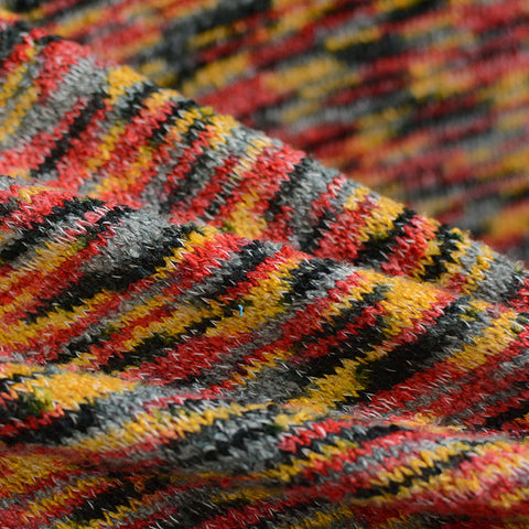 Red Marl Knit, Acrylic, 230 gsm
