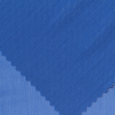 Nylon Stretch Mesh Fabric, 140 gsm, 155 cm — Blue