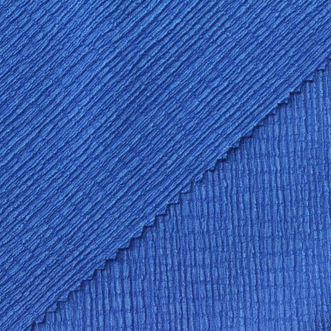 Polyester Stretch Warp Knit Fabric, 175 gsm, 135 cm — Blue