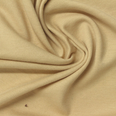 100% Cotton Interlock Knit Fabric, 170 gsm, 155 cm — Khaki