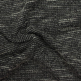 Black Marl Chunky Knit, Cotton-Poly — photo 2