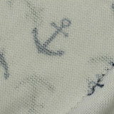Navy Anchors Chunky Knit, Poly-Viscose — photo 2