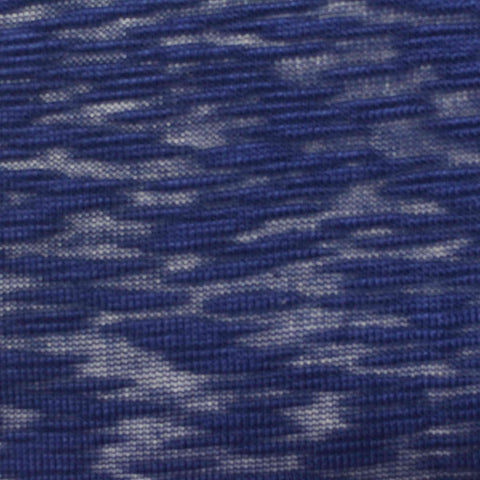 Dark Blue Marl Chunky Knit, 222 gsm