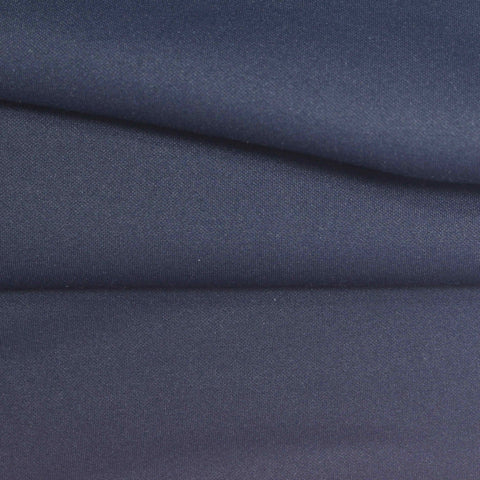 Navy Interlock Knit, Nylon-Spandex