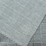 Black Plaid Knit, Polyester — photo 2