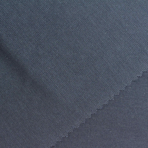 Navy Scuba Knit, Poly-Cotton