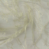 100% Nylon Lace Fabric, 40 gsm, 150 cm — Beige — photo 2