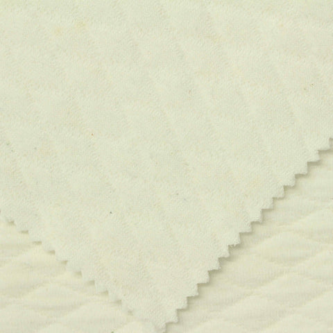 Cream Diamond Jacquard, Poly-Cotton