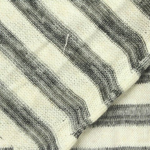 Cream Marl Chunky Knit, Poly-Viscose, 160 gsm