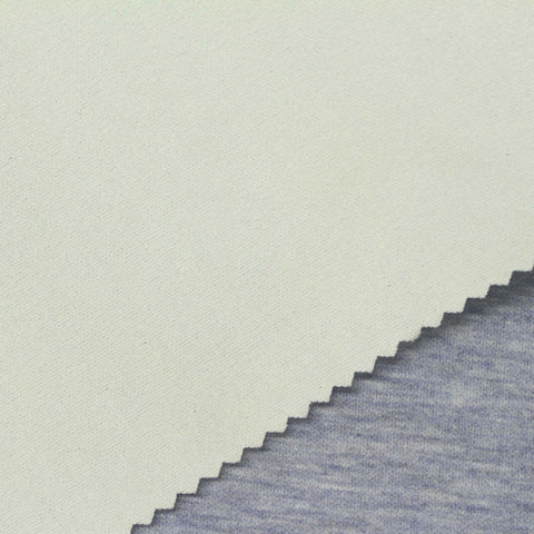 Heathered Grey Marl Scuba Knit, Polyester, 320 gsm