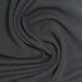 French Terry Fabric, 260 gsm, 155 cm — Black — photo 2