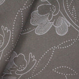 White Floral Knit, Poly-Viscose — photo 2