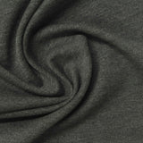 Heather Polyester Viscose Stretch French Terry Fabric, 260 gsm, 160 cm — Grey — photo 2