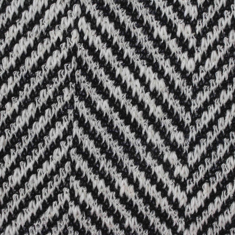 Black Heathered-Marl Jersey Knit, Cotton-Poly