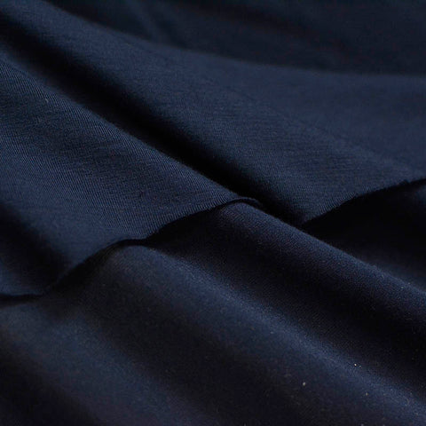 Viscose Stretch Jersey Knit Fabric, 139 gsm, 170 cm — Navy, ref EF-2136