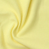 Cotton Stretch Rib Knit Fabric, 305 gsm, 120 cm — Yellow — photo 2