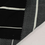 Black Stripes Woven, Viscose — photo 2