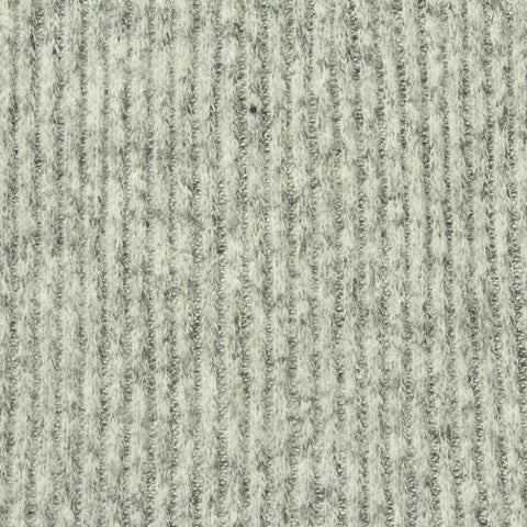 Sage Heather Rib Knit, Viscose-Poly