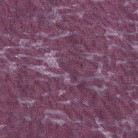 Dark Purple Abstract Knit, Cotton-Poly