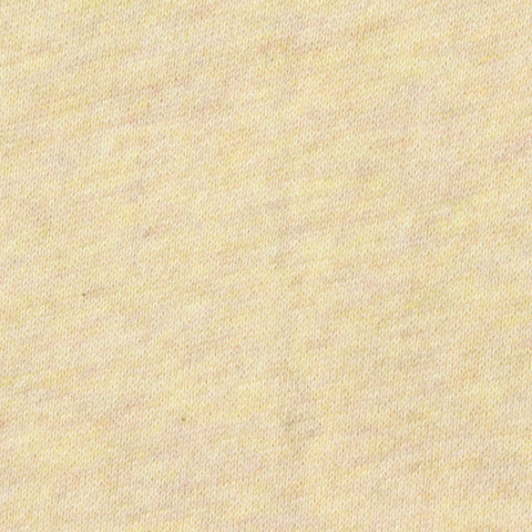 Light Yellow Marl French Terry, Cotton-Poly, 280 gsm