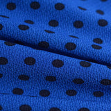 Black Dots Chiffon, Polyester — photo 2
