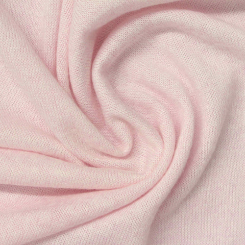 Viscose Polyester Stretch Chunky Knit Fabric, 200 gsm, 160 cm — Pink