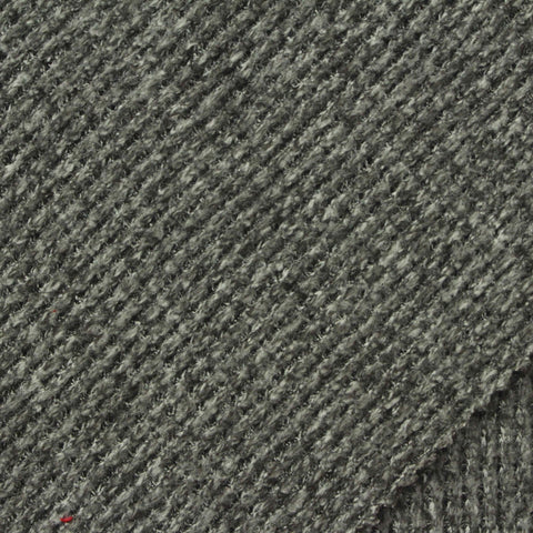 Grey Marl Waffle Knit, Polyester, 280 gsm
