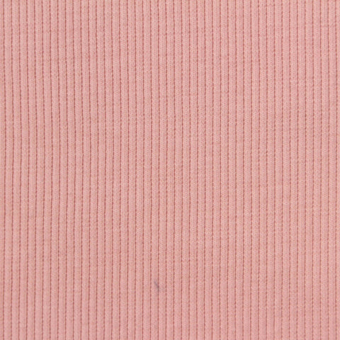Cotton Polyester Stretch Knit Fabric, 380 gsm, 128 cm — Pink