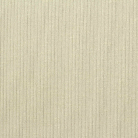 Polyester Viscose Stretch Rib Knit Fabric, 270 gsm, 155 cm — Beige