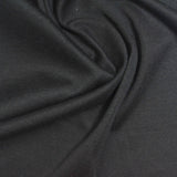 Interlock Knit Fabric, 180 gsm, 165 cm — Black — photo 2