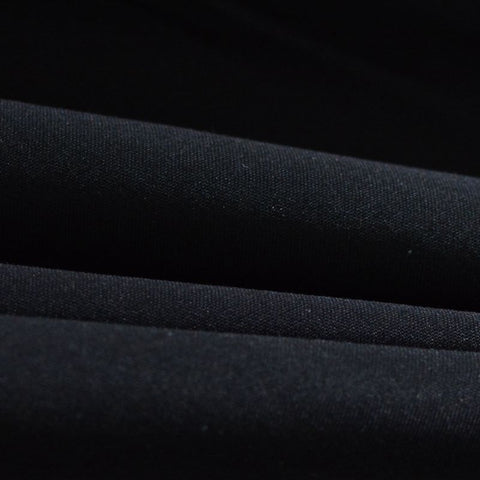 Cotton Stretch Sateen Fabric, 160 gsm, 147 cm — Black