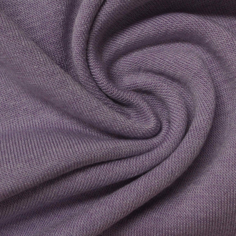Purple Marl French Terry, Poly-Viscose, 260 gsm
