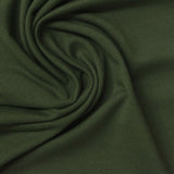 Brushed Polyester Stretch Milk Silk Knit Fabric, 260 gsm, 163 cm — Green — photo 2