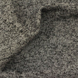 Black Marl Interlock Knit, Poly-Viscose — photo 2